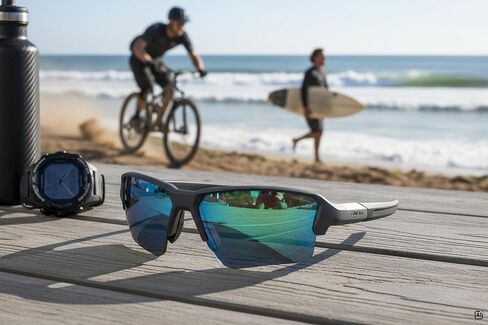 O'NEILL FREERIDE 2.0 Semi-Rimless Sports Performance Polarized Sunglasses for Men Women UV400 Protection, 68 mm in Saudi Arabia