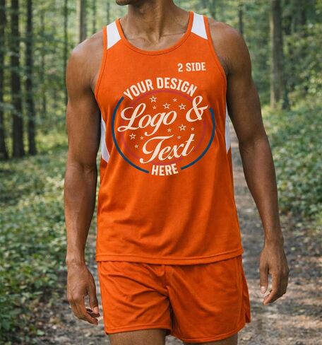 TEEAMORE Personalized Track & Field Athletic Shirt with Name, Text & Image in Saudi Arabia