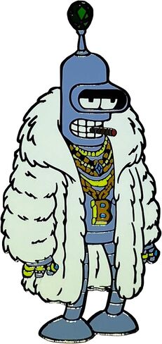 Rich Bender Futurama Inspired Hard Enamel Pin Gift in Kuwait