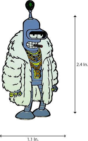 Rich Bender Futurama Inspired Hard Enamel Pin Gift in Kuwait