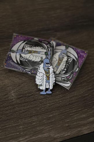 Rich Bender Futurama Inspired Hard Enamel Pin Gift in Kuwait