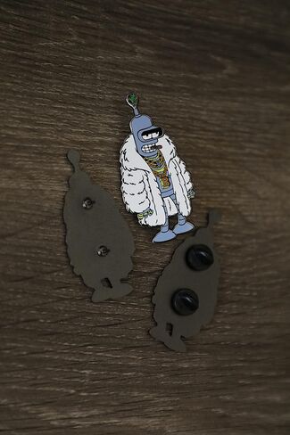 Rich Bender Futurama Inspired Hard Enamel Pin Gift in Kuwait
