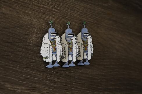Rich Bender Futurama Inspired Hard Enamel Pin Gift in Kuwait