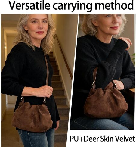 Women's Fashionable Matte Crossbody Bag Single Shoulder Handbag Soft Handle Korean Temperament Commute Handbags in Kuwait