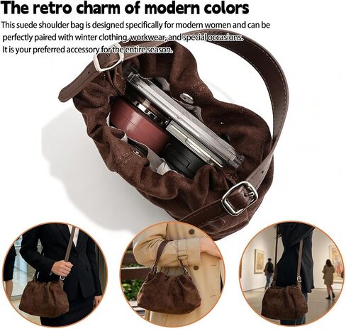 Women's Fashionable Matte Crossbody Bag Single Shoulder Handbag Soft Handle Korean Temperament Commute Handbags in Kuwait