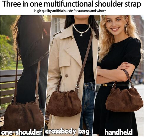 Women's Fashionable Matte Crossbody Bag Single Shoulder Handbag Soft Handle Korean Temperament Commute Handbags in Kuwait