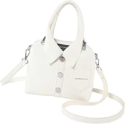 Crossbody Bag for Women Fashion PU Leather Funny Shirt Shape Shoulder Purse Top Handle Handbag with Adjustable Strap Top Hand in Saudi Arabia