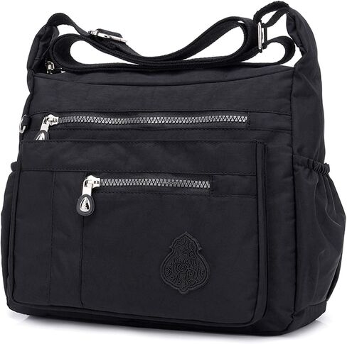 Coolymee Crossbody Bag for Women Casual Nylon Waterproof Shoulder Purse Messenger Bag Lightweight Handbag Travel in Saudi Arabia