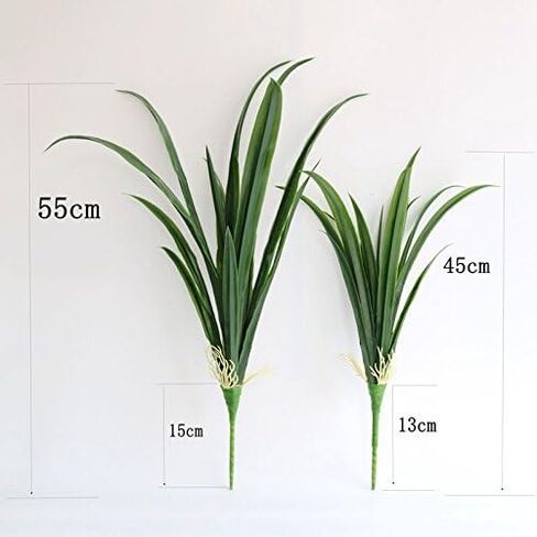 Jasming Artificial Leaves Green Plants Real Touch Cymbidium Orchid Fake Branches for Garden Home Decoration (B) in Saudi Arabia