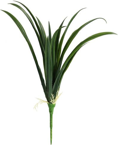 Jasming Artificial Leaves Green Plants Real Touch Cymbidium Orchid Fake Branches for Garden Home Decoration (B) in Saudi Arabia
