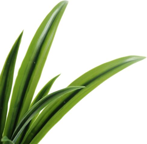 Jasming Artificial Leaves Green Plants Real Touch Cymbidium Orchid Fake Branches for Garden Home Decoration (B) in Saudi Arabia