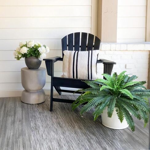 Artificial Boston Ferns Fake Plants for Outdoors UV Resistant Realistic, Faux Look Real Large Greenery Bushes Shrubs for Outside Porch Planters Patio Summer Spring Decor, Set of 2 in Saudi Arabia