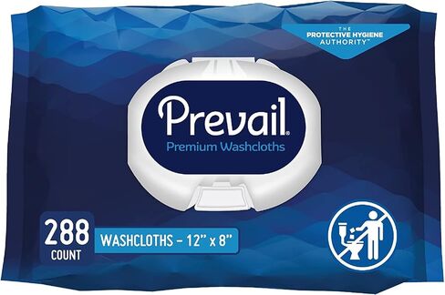 Prevail Scented Washcloths, Large 12" x 8", 96 Count (Pack of 1) in Kuwait