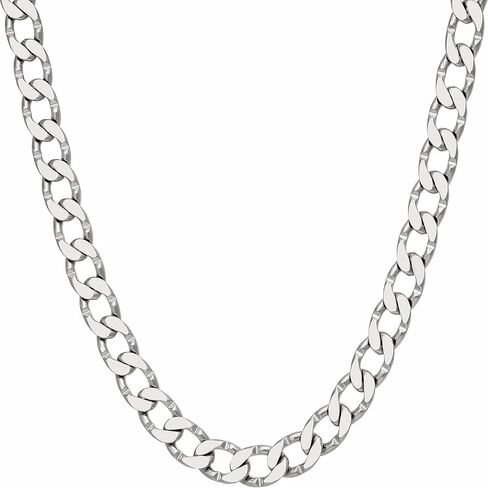 LIFETIME JEWELRY Diamond Cut Edge Curb Link Chain Necklace 24k Real Gold Plated in Kuwait