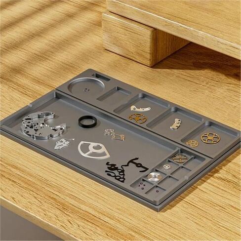 Watch Tool Organizer Watch Repair Tray Watch Parts Storage Box Organizer Watchmaker Repair Tool Storage Compartment A in Saudi Arabia