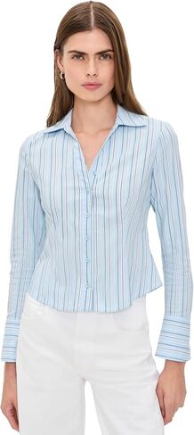 alice + olivia Women's Freya Fitted Nipped Waist Top in Saudi Arabia