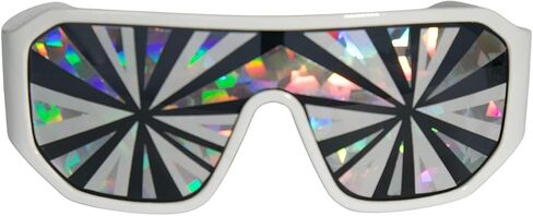 Pro Wrestling Tees Officially Licensed Macho Man Sunglasses - White/Silver Burst in Saudi Arabia