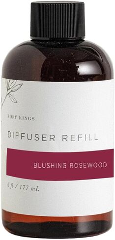 Rosy Rings Fragrance Diffuser Oil Refill 6oz - Aromatherapy, Scented Air Freshener Deodorizer Oil, Scented Refill for Home, Kitchen, Living Room, Decor Gifts Humidifier Essential Oils (Honey Tobacco) in Saudi Arabia