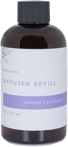 Rosy Rings Fragrance Diffuser Oil Refill 6oz - Aromatherapy, Scented Air Freshener Deodorizer Oil, Scented Refill for Home, Kitchen, Living Room, Decor Gifts Humidifier Essential Oils (Honey Tobacco) in Saudi Arabia