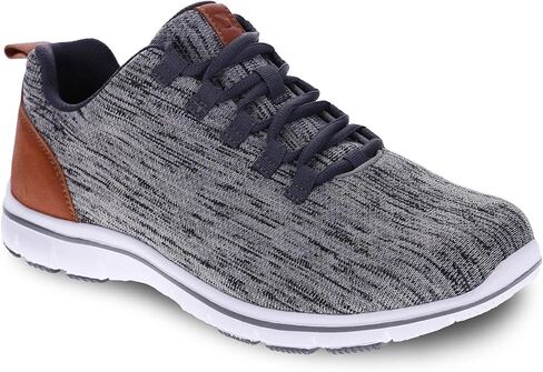 Revere Hud Son Men's Dress Sneakers - Premium Breathable Leather and Mesh for All-Day Comfort and Removable Footbed with Arch Support in Saudi Arabia