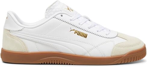 حذاء رياضي رجالي من PUMA Club 5V5 Lux برباط كاجوال - أبيض فاتح، أبيض in Kuwait