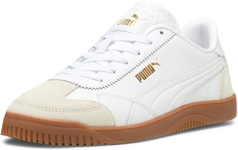 حذاء رياضي رجالي من PUMA Club 5V5 Lux برباط كاجوال - أبيض فاتح، أبيض in Kuwait