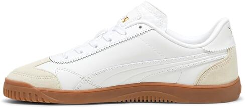 حذاء رياضي رجالي من PUMA Club 5V5 Lux برباط كاجوال - أبيض فاتح، أبيض in Kuwait