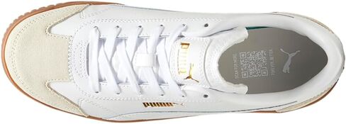 حذاء رياضي رجالي من PUMA Club 5V5 Lux برباط كاجوال - أبيض فاتح، أبيض in Kuwait