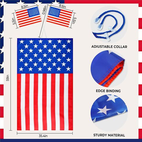 American Flag Costume Cape, Independence Day Patriotic Party Outfits for Women Men Celebration 250th Anniversary in Saudi Arabia