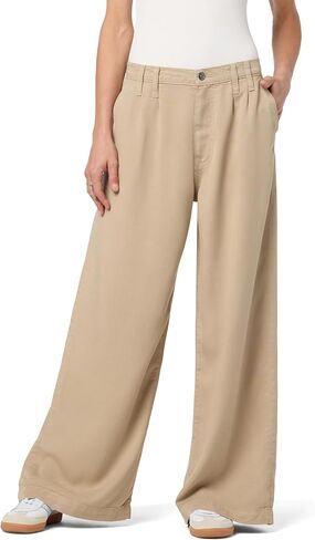 Hudson Women's Jolene High Rise Wide Leg Pleated Trouser in Kuwait