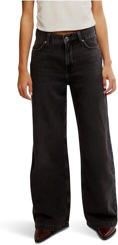 Free People Women's We the Free Stride Straight 'N Wide Jeans in Saudi Arabia