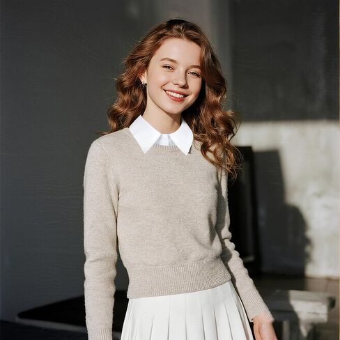 1Pc Fake Collar Detachable Dickey Collar Blouse Fake Half Shirts Faux False Collars for Men Women Formal Wear Graduation Outfits Daily DIY Decoration White in Saudi Arabia