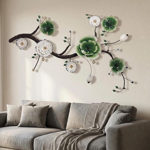 Large 3D Metal Wall Decor Vintage Gold Abstract Circular Exquisite Clocks And Black And White Gradient Metal Floral Wall Art Are Suitable For Aesthetic In Living rooms Bedrooms Kitchens And Offices in Saudi Arabia