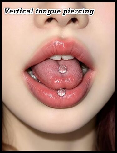 Acrylic Plastic Tongue Rings Glow in the Dark Barbell Piercing Jewelry Set for Women Men, 14G 14MM & 16MM Hypoallergenic Retainers, Silver Gold Rose Mixed Color in Saudi Arabia