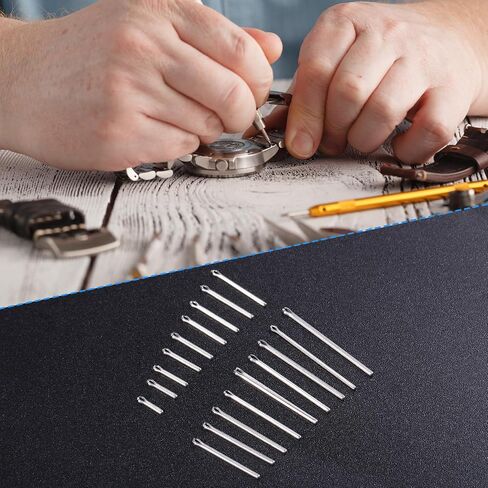 Mabor 360 Pcs Watch Band Pins Replacement Kit, 6-23mm Stainless Steel Link Cotter Pins with Hammer & 3 Punches, Watch Link Removal Tool for Repair in Kuwait