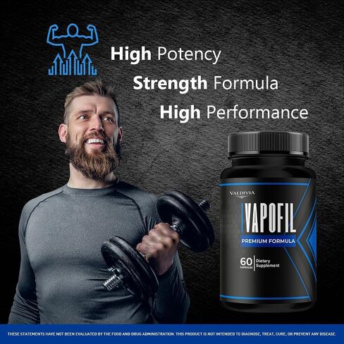 Vapofil Capsules - Official Vapofil Pills Advanced Premium Supplement Support - Maximum Strength, All Natural Vapofil Vitamin for Overall Health & Wellness Reviews, 120 Capsules for 2 Months in Saudi Arabia