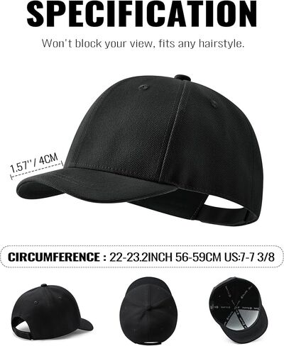 قبعة بيسبول قصيرة الحافة من Croogo للجنسين، قبعات كلاسيكية للرقص الهيب هوب، قبعة Snapback مناسبة لجميع المواسم in Kuwait