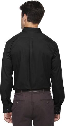 Core 365 Men's Operate Long-Sleeve Twill Shirt, 3XL, BLACK 703 in Saudi Arabia