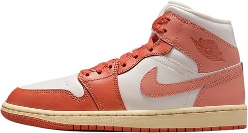 حذاء Air Jordan 1 متوسط ​​للنساء (جذور الشراع/جذر الفوة/موسلين/جذر الفوة الخفيف) مقاس 6.5 in Kuwait