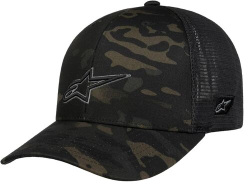 Alpinestars Recon Camo Trucker Cap Baseball Cap Trucker Cap Mesh Cap Women/Men Snapback with Peak Spring Summer Autumn Winter in Kuwait