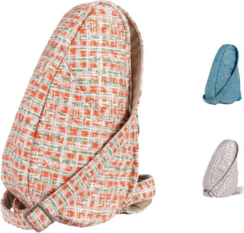 AmeriBag 11.5" Print Healthy Back Bag Ergonomic Crossbody Sling for Everyday Use, Travel & Walking Comfort in Saudi Arabia