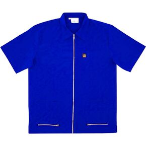 King Midas Professional Hair Barber Jacket - Ultra Lightweight Barber Jacket - Short Sleeves Salon Smocks