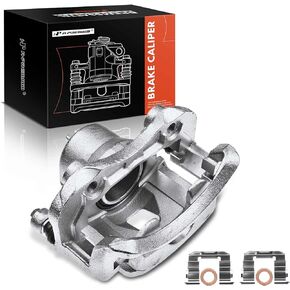 A-Premium Disc Brake Caliper Assembly with Bracket Compatible with Select Nissan Models - Sentra 2000 2001 2002 2003 2004 2005 2006, L4 1.8L - Front Driver and Passenger Side, 2-PC Set