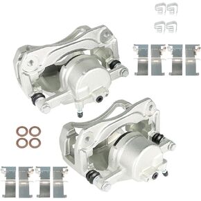 Silscvtt Front Brake Calipers w/Bracket Pair 2 4773033361 Replacement for Toyota Camry Avalon Lexus ES350 2007-2018 2.5L