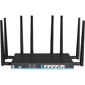 راوتر Wilflyer 5G SA NSA AX3000 WiFi 6 CPE، فتحة بطاقة SIM مزدوجة، راوتر لاسلكي خلوي عالي السرعة 5G، 4 × 4 MU-MIMO، هوائيات قابلة للفصل، التوصيل والتشغيل