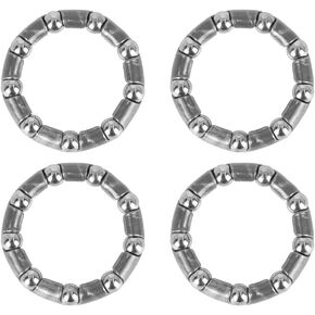 X AUTOHAUX 4pcs 31mm x 9 Ball Bearing Cages Crank Bearings Mid Axle Wheel Bearing Retainer for Bicycle