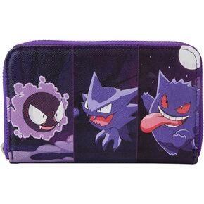 Loungefly Pokemon Gastly Evolutions Zip Around Wallet