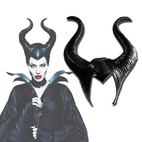 Halloween Hat Horns Cosplay Maleficent Evil Queen Headpiece Headwear Costume For Halloween Christmas Cosplay Fancy Dress Photo Props