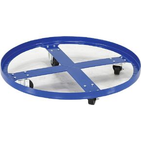 Vestil DRUM-SP-32-9-H Steel Overpack Drum Dolly, 900 lbs Capacity, 31-5/8" ID x 32" OD