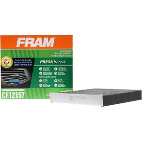 Fram Fresh Breeze Cabin Air Filter with Arm & Hammer Baking Soda, CF12157 for Select Lexus and Toyota Vehicles , white